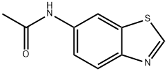 Acetamide, N-6-benzothiazolyl- (9CI) Struktur