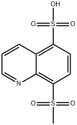 5-Quinolinesulfonic  acid,  8-(methylsulfonyl)- Struktur