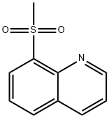 Quinoline,  8-(methylsulfonyl)- Struktur