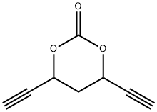 1,3-Dioxan-2-one, 4,6-diethynyl- (9CI) Struktur