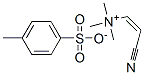 (Z)-(2-CYANOVINYL)TRIMETHYLAMMONIUM P-TOLUENESULFONATE Struktur