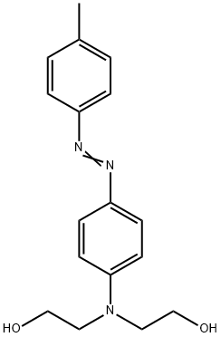 4METHYL4NNDIBETAHYDROXYETHYLAMINOAZOBENZENE Struktur