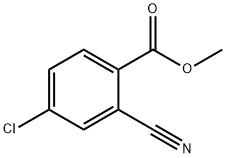 METHYL 4-CHLORO-2-CYANOBENZOATE Struktur