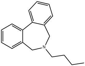 6-Butyl-6,7-dihydro-5H-dibenz[c,e]azepine Struktur