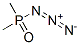 Dimethylphosphinic azide Struktur