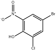 4-BROMO-2-CHLORO-6-NITROPHENOL Struktur