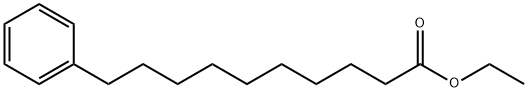 10-Phenyldecanoic acid ethyl ester Struktur