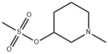 1-METHYLPIPERIDIN-3-YL METHANESULFONATE Struktur