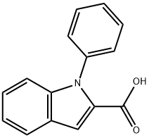 1-PHENYL-1H-INDOLE-2-CARBOXYLIC ACID Struktur