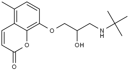 Bucumolol Struktur