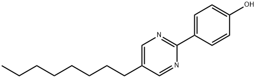 2-(4-Hydroxyphenyl)-5-octylpyrimidine Struktur