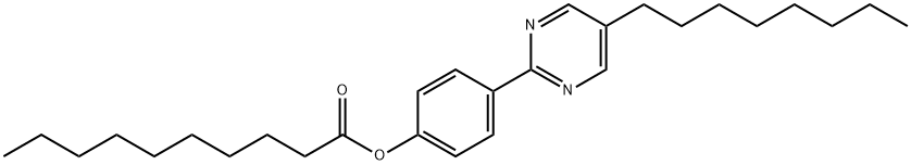 4-(5-OCTYL-2-PYRIMIDINYL)PHENYL DECANOATE Struktur