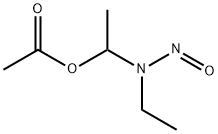 Ethyl(1-acetoxyethyl)nitrosamine Struktur