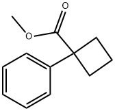 Methyl 1-phenylcyclobutane-1-carboxylate Struktur