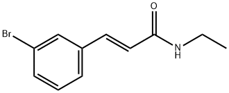 TRANS-3-BROMO-N-ETHYLCINNAMAMIDE Struktur