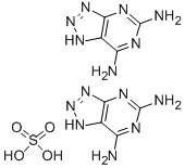 8-AZA-2,6-DIAMINOPURINE SULFATE Struktur