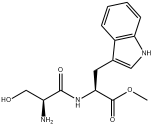 methyl N-L-seryl-L-tryptophanate Struktur