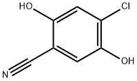 Benzonitrile,  4-chloro-2,5-dihydroxy- Struktur