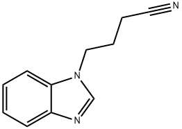 1H-Benzimidazole-1-butanenitrile(9CI) Struktur