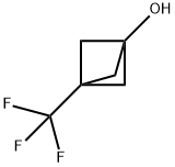 Bicyclo[1.1.1]pentan-1-ol, 3-(trifluoromethyl)- (9CI) Struktur