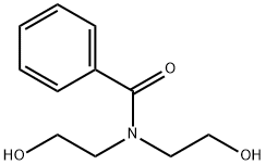 N,N-bis(2-hydroxyethyl)benzamide Struktur