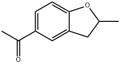 1-(2,3-Dihydro-2-methyl-1-benzofuran-5-yl)ethan-1-one Struktur