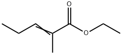 METHYL 2-PENTENOATE Structure