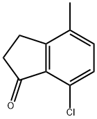 7-Chloro-4-methyl-1-indanone Struktur