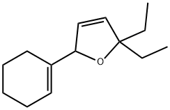 Furan, 5-(1-cyclohexen-1-yl)-2,2-diethyl-2,5-dihydro- (9CI) Struktur