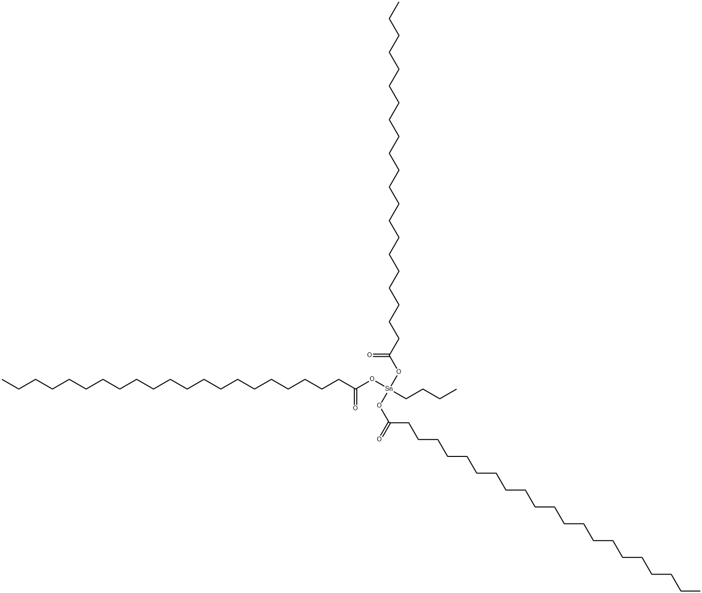 butyltris[(1-oxodocosyl)oxy]stannane Struktur