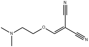 Propanedinitrile, [[2-(dimethylamino)ethoxy]methylene]- (9CI) Struktur