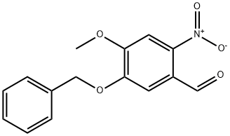 5-Benzyloxy-4-methoxy-2-nitrobenzaldehyde Struktur