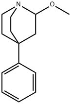 2-Methoxy-4-phenyl-1-azabicyclo[2.2.2]octane Struktur