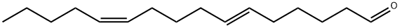 (6E,11Z)-6,11-Hexadecadienal Struktur