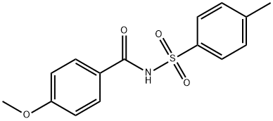 N-(4-METHOXY-BENZOYL)-4-METHYL-BENZENESULFONAMIDE Struktur