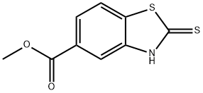 5-Benzothiazolecarboxylicacid,2,3-dihydro-2-thioxo-,methylester(9CI) Struktur