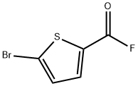 2-Thiophenecarbonyl fluoride, 5-bromo- (9CI) Struktur