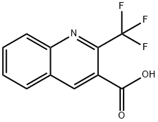 2-(TRIFLUOROMETHYL)QUINOLINE-3-CARBOXYLIC ACID Struktur