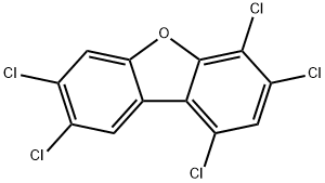 1,3,4,7,8-PENTACHLORODIBENZOFURAN Struktur