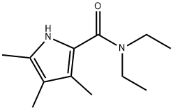 N2,N2-DIETHYL-3,4,5-TRIMETHYL-1H-PYRROLE-2-CARBOXAMIDE Struktur