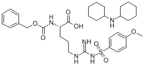 Z-ARG(MBS)-OH DCHA Struktur