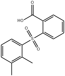 2-[(2,3-Dimethylphenyl)sulfonyl]benzoic acid Struktur