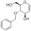 4-O-BENZYL-D-GLUCAL, Struktur