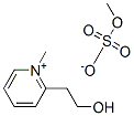 2-(2-hydroxyethyl)-1-methylpyridinium methyl sulphate  Struktur