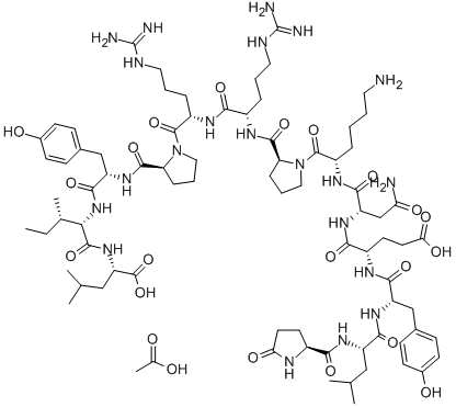 NEUROTENSIN ACETATE SALT Struktur