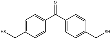 bis(4-(MercaptoMethyl)phenyl)Methanone Struktur