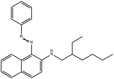 N-(2-ethylhexyl)-1-(phenylazo)naphthalen-2-amine Struktur