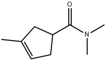 3-Cyclopentene-1-carboxamide,  N,N,3-trimethyl- Struktur