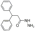 β-Phenylhydrocinnamic acid hydrazide Struktur