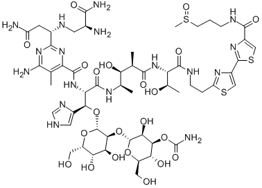 N1-(3-(Methylsulfinyl)propyl)bleomycinamide Struktur